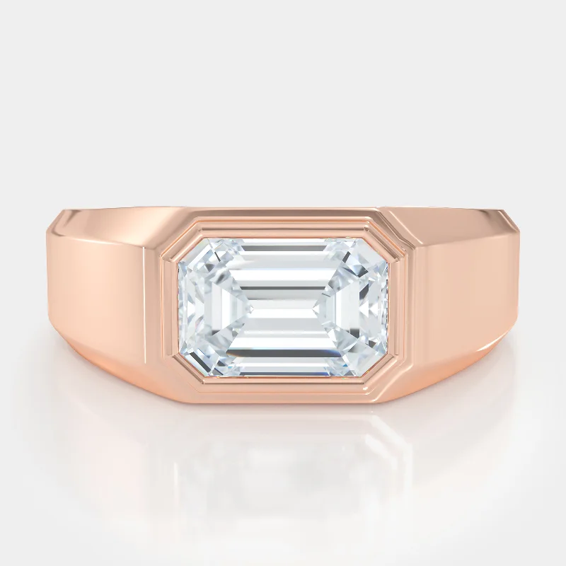 Premium Jewelry Now Available At Special Discounts Men's Emerald Signet Ring