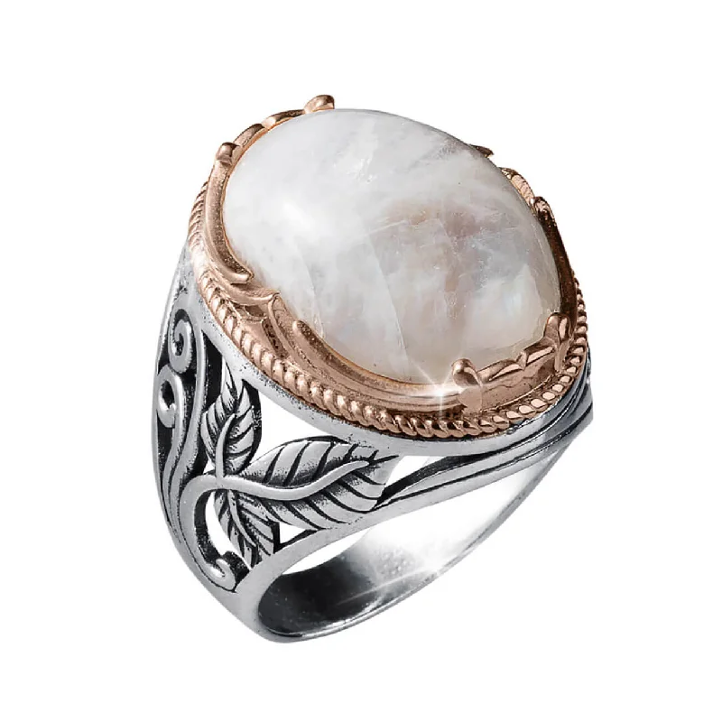 Premium Jewelry At Special Low Prices For A Limited Time Moonstone Men's Ring