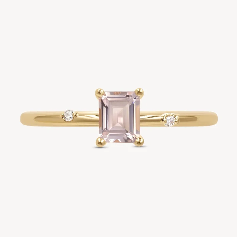 Luxury Meets Affordability – Jewelry Sale Live Now Morganite Ballet Ring