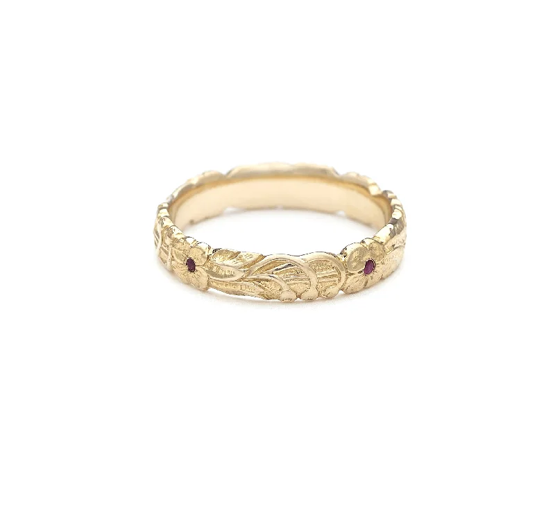 Versatile Layering Jewelry For Effortless Chic Pavot Ruby Band