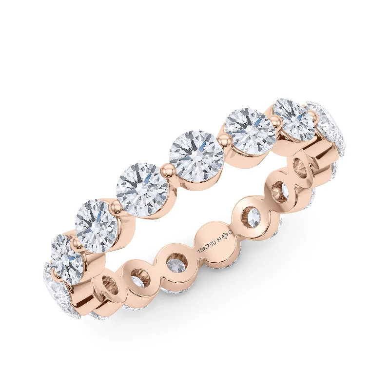 Handmade Pearl Jewelry For Timeless Elegance Single Prong Eternity Band