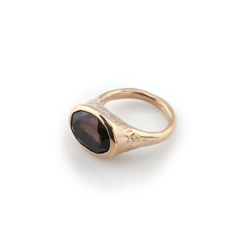 Premium Jewelry At Promotional Prices – Shine Today Smoky Quartz Signet