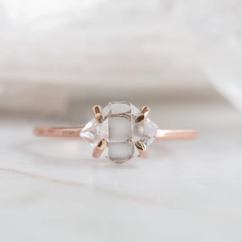 Bestselling Jewelry Now On Sale – Elevate Your Look The Herkimer Diamond Ring | Rose Gold Filled
