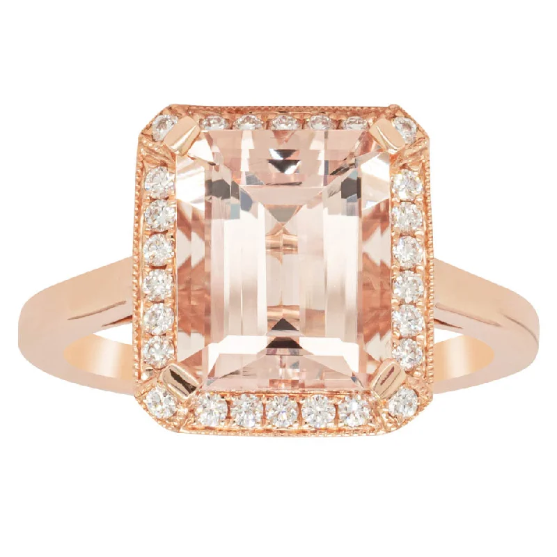Elegant Jewelry, Exclusive Prices – Shop Now 18ct Rose Gold 2.76ct Morganite & Diamond Empire Ring Elegant Jewelry, Exclusive Prices – Shop Now 18ct Rose Gold 2.76ct Morganite & Diamond Empire Ring