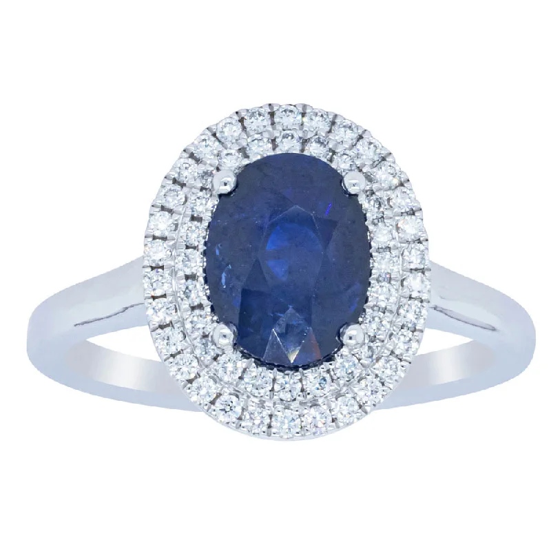 Limited-Time Jewelry Sale – Elegant Styles At Less 18ct White Gold 1.72ct Sapphire & Diamond Ring Limited-Time Jewelry Sale – Elegant Styles At Less 18ct White Gold 1.72ct Sapphire & Diamond Ring
