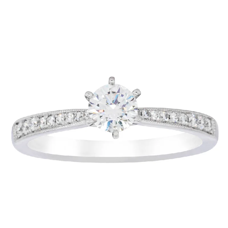 Shop Modern Jewelry Collections With Exclusive Discounts 18ct White Gold .40ct Diamond Zenith Ring Shop Modern Jewelry Collections With Exclusive Discounts 18ct White Gold .40ct Diamond Zenith Ring