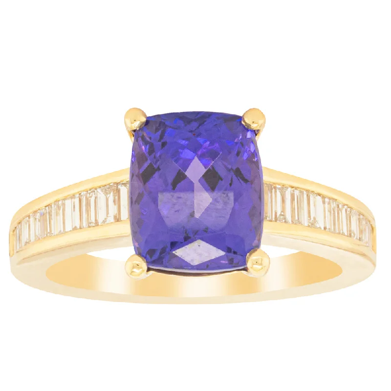 Save On Luxury Jewelry Pieces – Limited-Time Offers 18ct Yellow Gold 3.69ct Tanzanite & Diamond Ring Save On Luxury Jewelry Pieces – Limited-Time Offers 18ct Yellow Gold 3.69ct Tanzanite & Diamond Ring