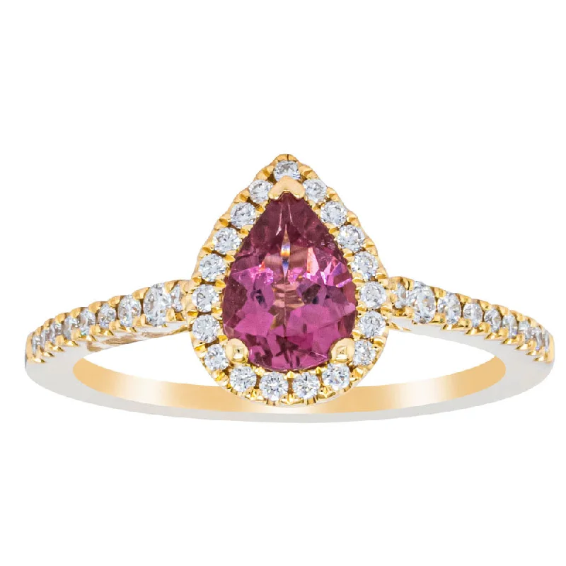 Special Jewelry Deals – Upgrade Your Collection 18ct Yellow Gold .58ct Pink Tourmaline & Diamond Mini Sierra Ring Special Jewelry Deals – Upgrade Your Collection 18ct Yellow Gold .58ct Pink Tourmaline & Diamond Mini Sierra Ring