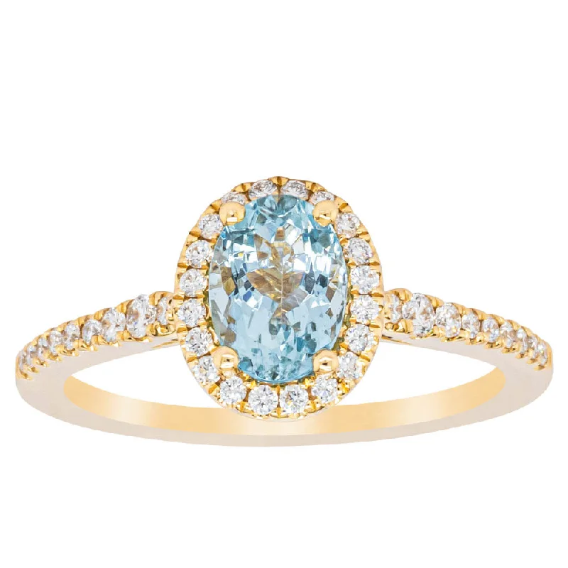 Upgrade Your Jewelry Collection For Less 18ct Yellow Gold Aquamarine & Diamond Mini Sierra Ring Upgrade Your Jewelry Collection For Less 18ct Yellow Gold Aquamarine & Diamond Mini Sierra Ring