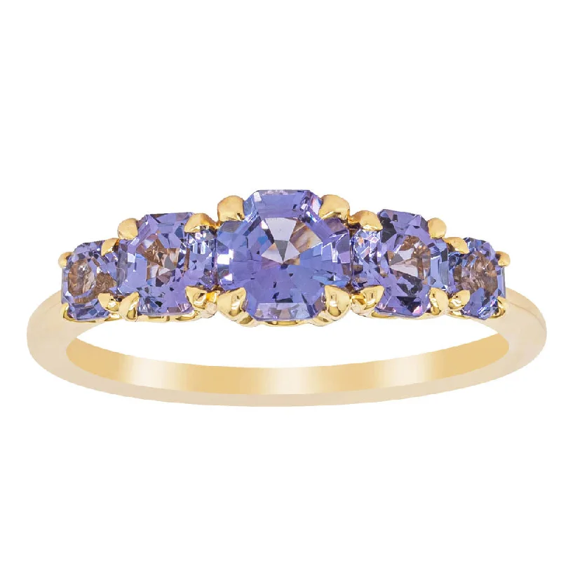 Jewelry Flash Sale – Stylish Designs At Unbeatable Rates 18ct Yellow Gold Five Stone Tanzanite Octavia Ring Jewelry Flash Sale – Stylish Designs At Unbeatable Rates 18ct Yellow Gold Five Stone Tanzanite Octavia Ring