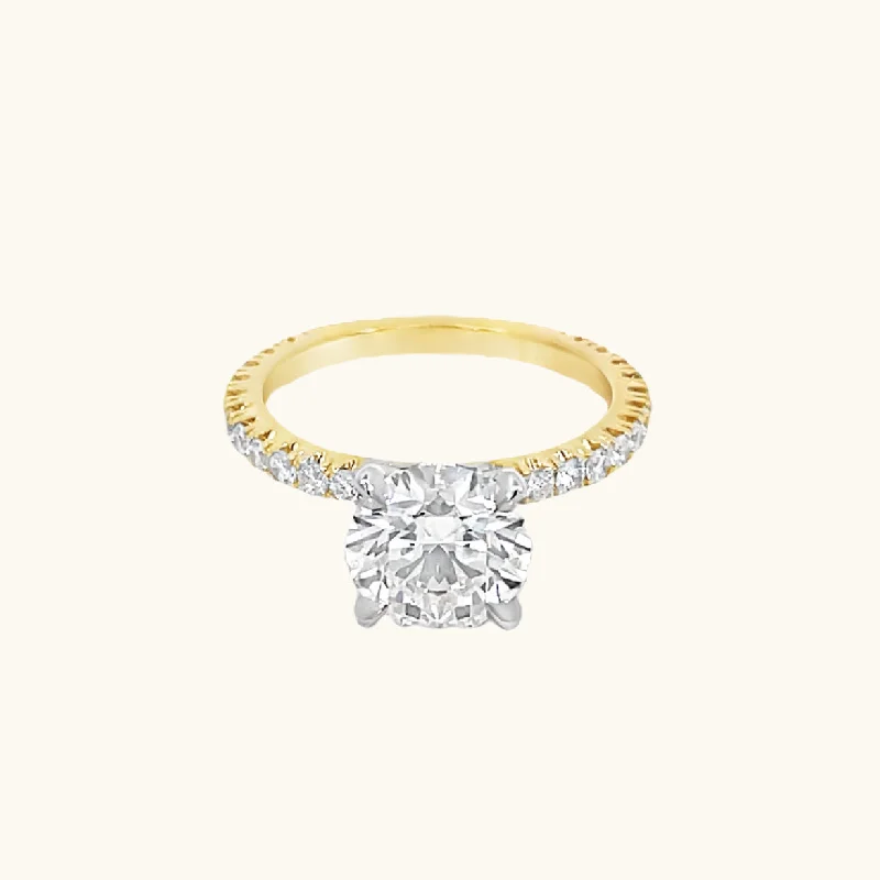 Handcrafted Jewelry Sale – Unique Designs At Low Prices 2.10 Round Lab Diamond Engagement Ring