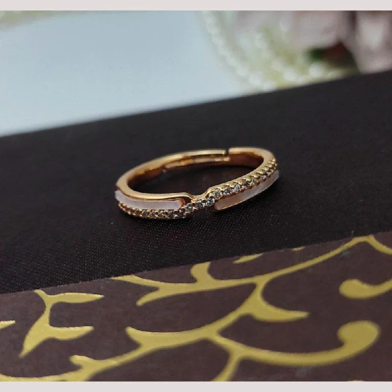 Final Call – Shop Exquisite Jewelry Before It's Gone Aamrapali Gold Plated American Diamond Ring Final Call – Shop Exquisite Jewelry Before It's Gone Aamrapali Gold Plated American Diamond Ring