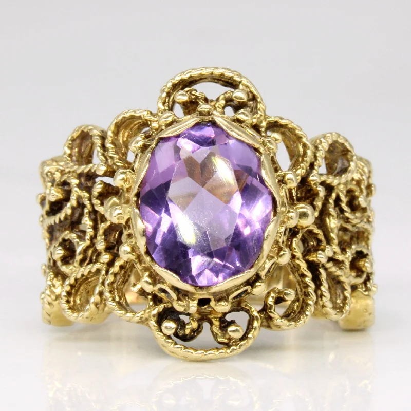 Jewelry Clearance Event – Stock Up Before It's Over Amethyst Cocktail Ring | 1.90ct | SZ 6.25 | Jewelry Clearance Event – Stock Up Before It's Over Amethyst Cocktail Ring | 1.90ct | SZ 6.25 |