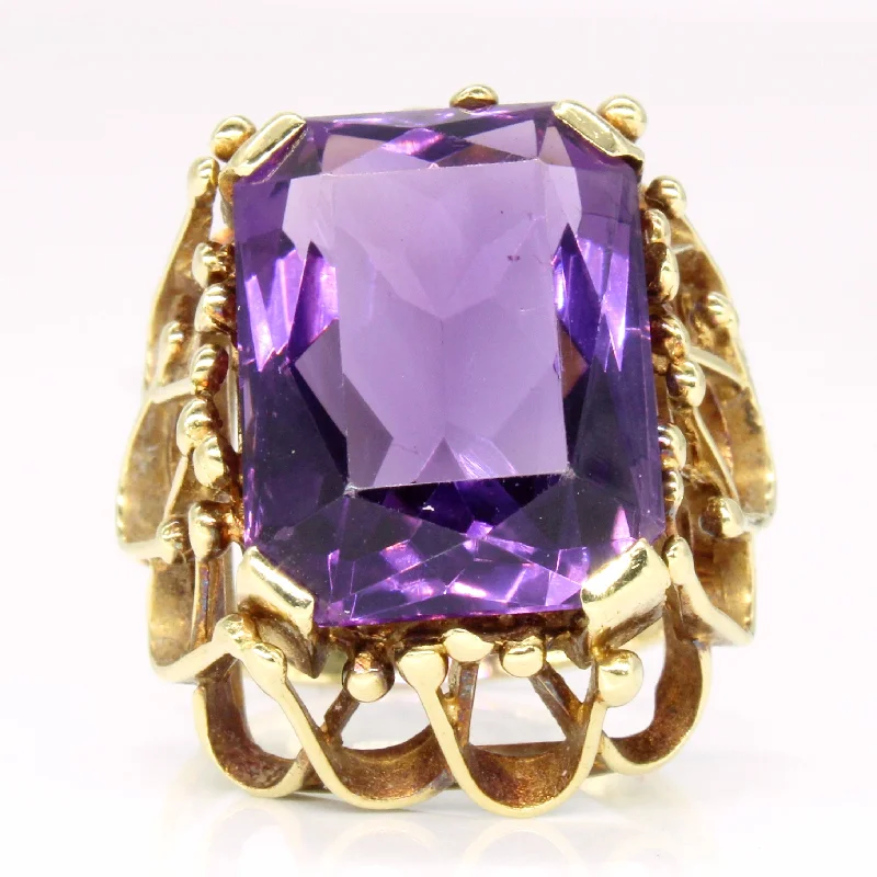 Shop Modern Jewelry Collections With Exclusive Discounts Amethyst Cocktail Ring | 11.00ct | SZ 6 | Shop Modern Jewelry Collections With Exclusive Discounts Amethyst Cocktail Ring | 11.00ct | SZ 6 |