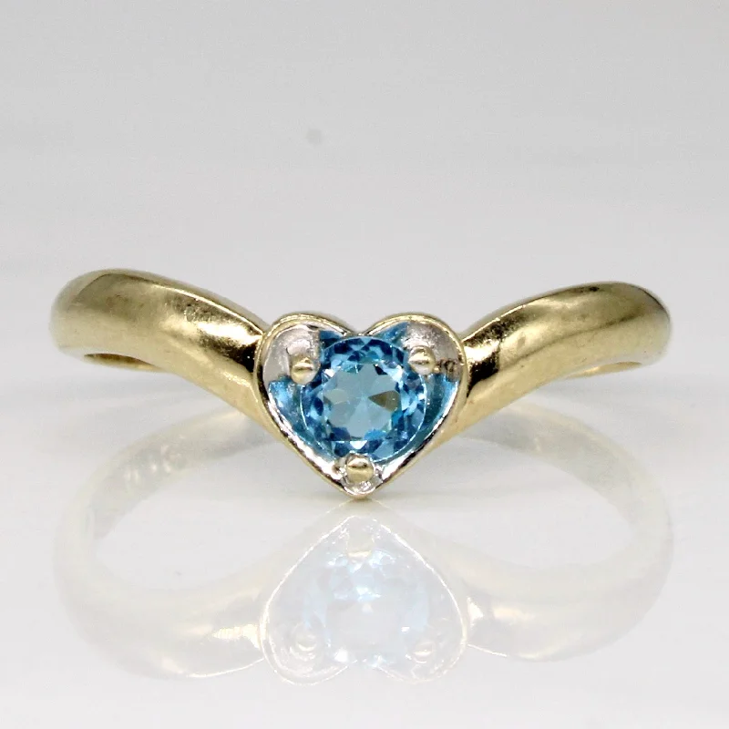 Sparkle More For Less – Jewelry Sale Happening Now Blue Topaz Heart Ring | 0.16ct | SZ 5.75 | Sparkle More For Less – Jewelry Sale Happening Now Blue Topaz Heart Ring | 0.16ct | SZ 5.75 |