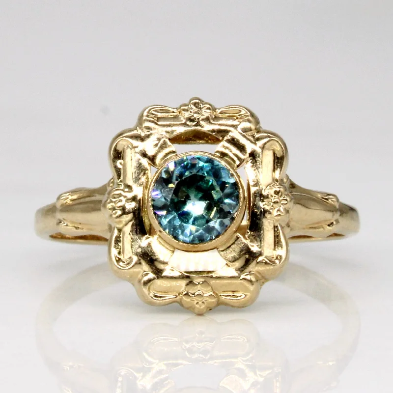 Gorgeous Jewelry, Limited-Time Savings Blue Zircon Ring | 0.47ct | SZ 5.75 |