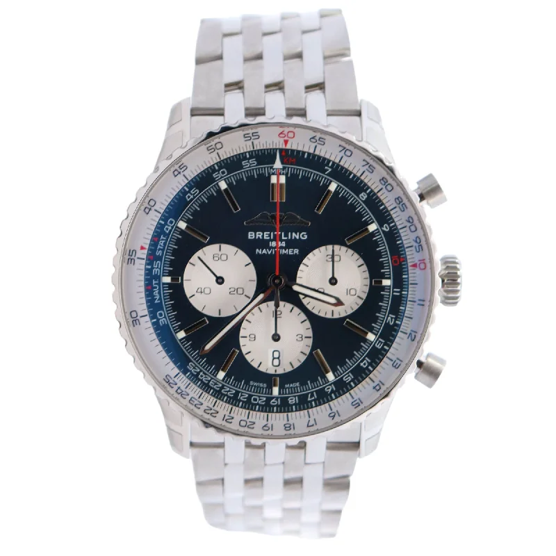 Discounted Jewelry For A Glamorous Look Breitling Navitimer 46mm Blue Dial Ref# AB0137 Discounted Jewelry For A Glamorous Look Breitling Navitimer 46mm Blue Dial Ref# AB0137