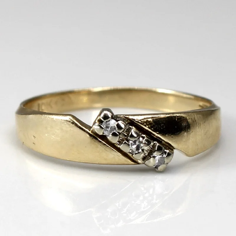 Celebrate With Sparkle – Jewelry Sale Now Live Bypass Diamond Ring | 0.03ctw | SZ 6.5 |