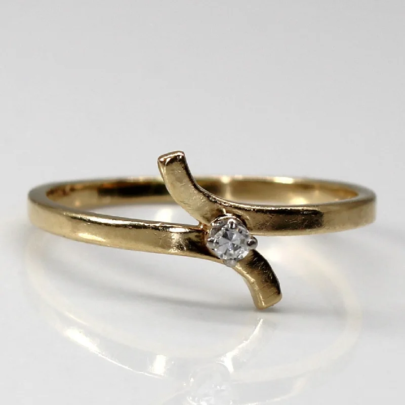 Timeless Jewelry Styles At Wallet-Friendly Prices Bypass Solitaire Diamond Ring | 0.03ct | SZ 6 | Timeless Jewelry Styles At Wallet-Friendly Prices Bypass Solitaire Diamond Ring | 0.03ct | SZ 6 |