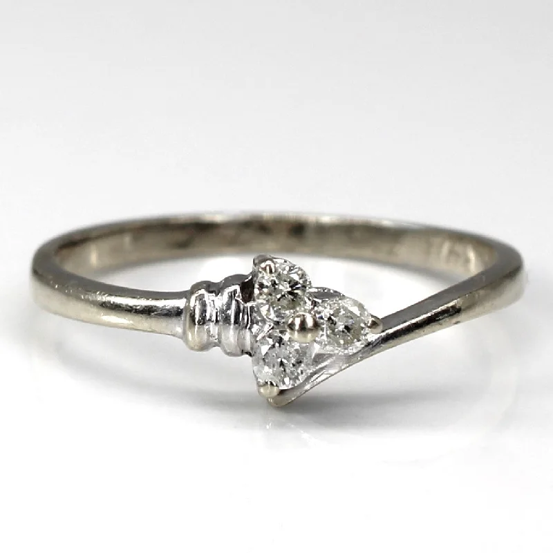Everyday Jewelry Essentials Now On Sale Bypass Three Stone Diamond Ring | 0.10ctw | SZ 6 | Everyday Jewelry Essentials Now On Sale Bypass Three Stone Diamond Ring | 0.10ctw | SZ 6 |