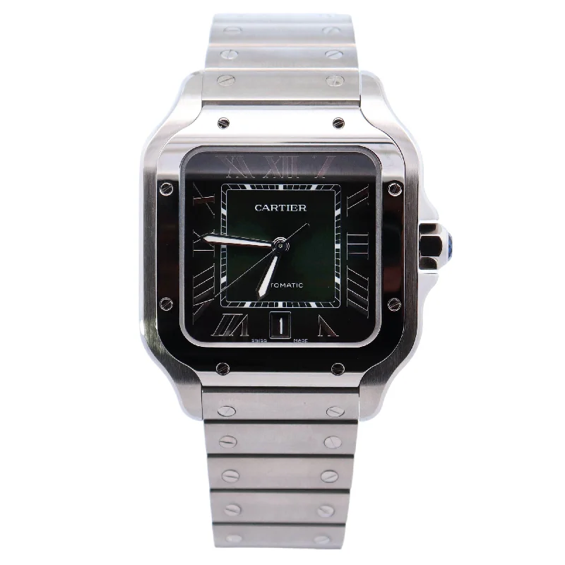 Personalized Jewelry Sale – Meaningful Gifts At Great Prices Cartier Santos 40mm Green Dial Ref# WSSA0062 Personalized Jewelry Sale – Meaningful Gifts At Great Prices Cartier Santos 40mm Green Dial Ref# WSSA0062