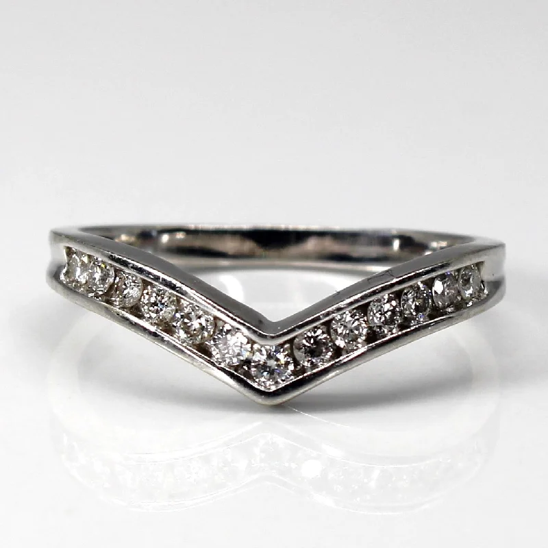 Limited-Time Offer On Elegant Jewelry Pieces Channel Set Diamond Chevron Ring | 0.26ctw | SZ 7 | Limited-Time Offer On Elegant Jewelry Pieces Channel Set Diamond Chevron Ring | 0.26ctw | SZ 7 |