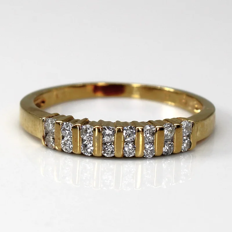 Dainty And Elegant Jewelry Now At Reduced Prices Channel Set Diamond Ring | 0.16ctw | SZ 6.5 | Dainty And Elegant Jewelry Now At Reduced Prices Channel Set Diamond Ring | 0.16ctw | SZ 6.5 |