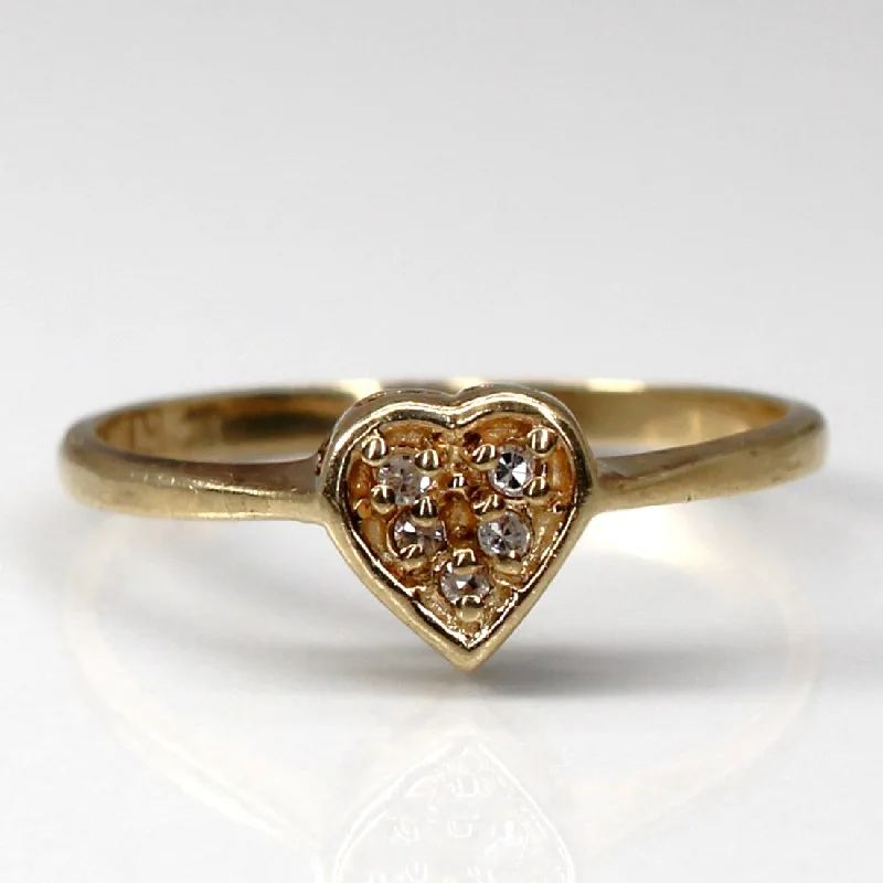 Flash Jewelry Sale – Get Stunning Pieces At Low Prices Cluster Diamond Heart Ring | 0.03ctw | SZ 6.75 | Flash Jewelry Sale – Get Stunning Pieces At Low Prices Cluster Diamond Heart Ring | 0.03ctw | SZ 6.75 |
