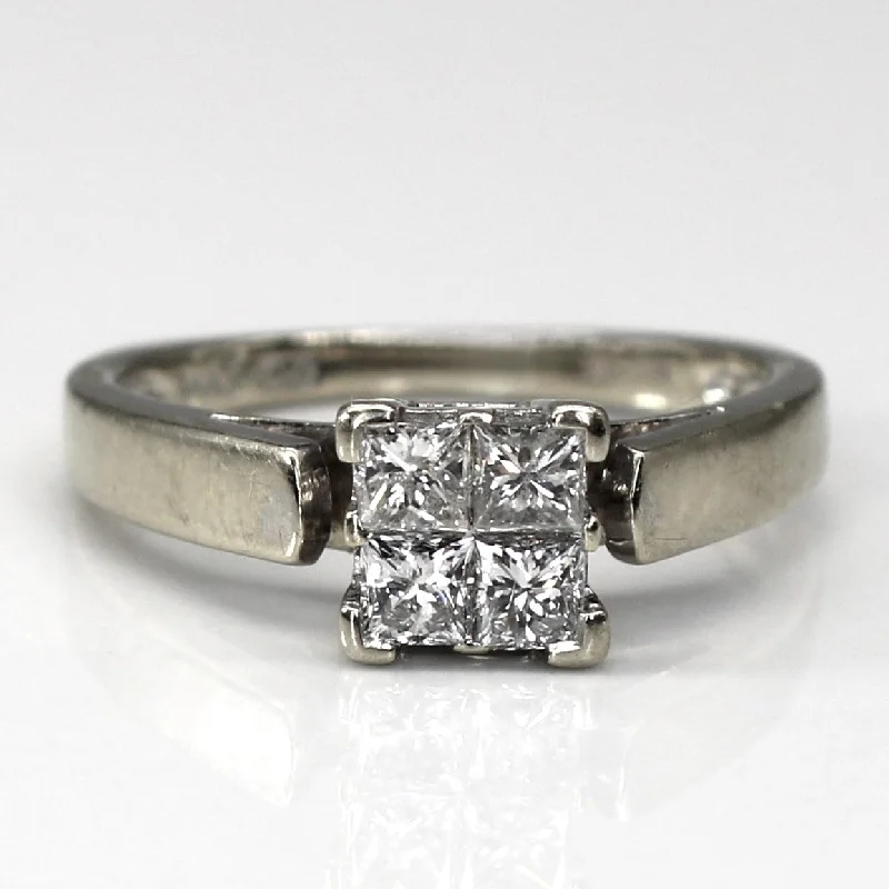 Flash Sale On Stunning Jewelry – Don't Miss Out Cluster Princess Diamond Ring | 0.38ctw | SZ 5 | Flash Sale On Stunning Jewelry – Don't Miss Out Cluster Princess Diamond Ring | 0.38ctw | SZ 5 |