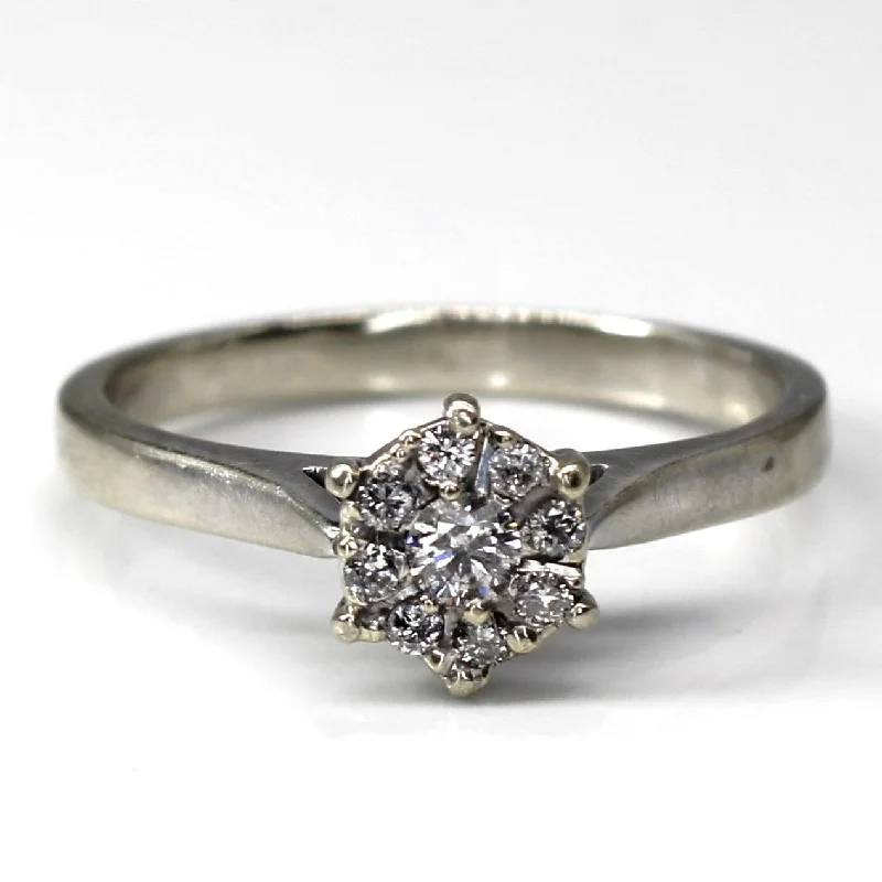 Flash Deals On Fine Jewelry – Shop Before It's Gone Cluster Set Diamond Ring | 0.15ctw | SZ 6.5 | Flash Deals On Fine Jewelry – Shop Before It's Gone Cluster Set Diamond Ring | 0.15ctw | SZ 6.5 |