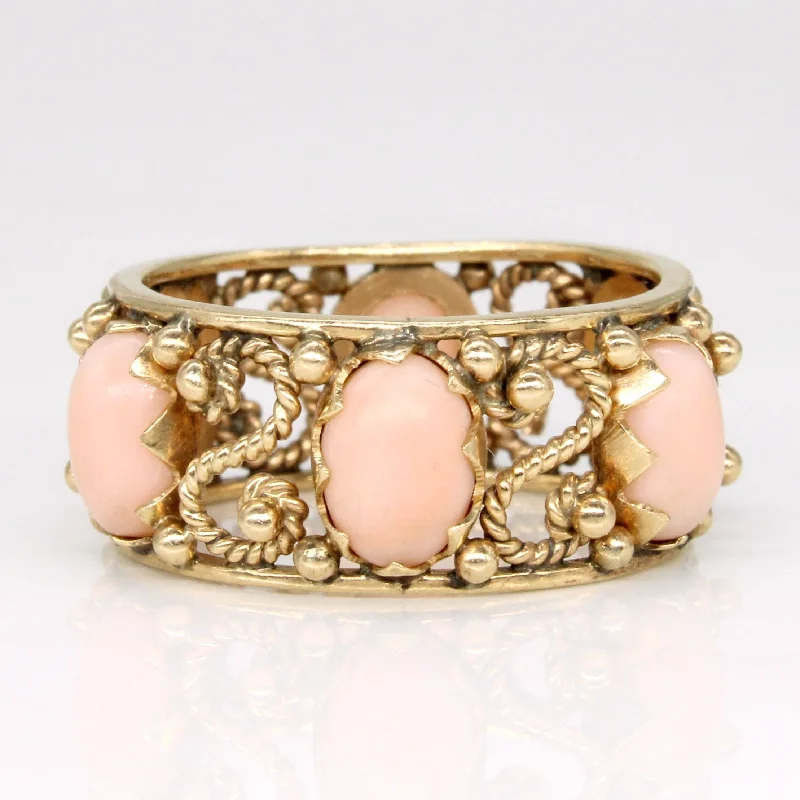 Stunning Jewelry At Even More Stunning Prices Coral Cocktail Ring | 4.20ctw | SZ 7.25 | Stunning Jewelry At Even More Stunning Prices Coral Cocktail Ring | 4.20ctw | SZ 7.25 |