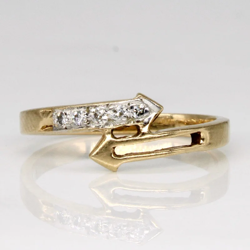 Sparkle In Style With Our Best Jewelry Deals Diamond Arrow Ring | 0.03ctw | SZ 5 |
