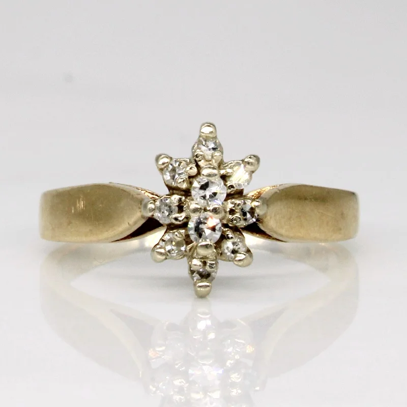 Premium Jewelry, Premium Discounts – Act Fast Diamond Cluster Ring | 0.08ctw | SZ 3.25 | Premium Jewelry, Premium Discounts – Act Fast Diamond Cluster Ring | 0.08ctw | SZ 3.25 |