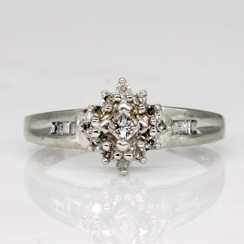 Timeless Beauty, Unbeatable Deals – Jewelry Sale On Diamond Cluster Ring | 0.18ctw | SZ 7 | Timeless Beauty, Unbeatable Deals – Jewelry Sale On Diamond Cluster Ring | 0.18ctw | SZ 7 |
