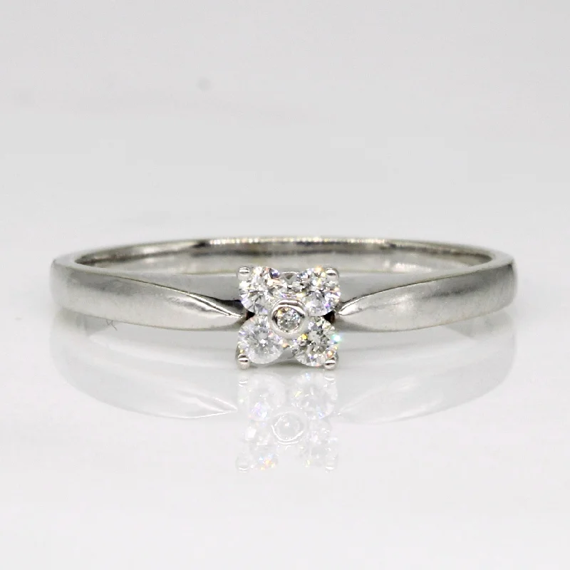 Limited-Stock Jewelry Sale – Shop Before It's Gone Diamond Flower Ring | 0.09ctw | SZ 6.25 | Limited-Stock Jewelry Sale – Shop Before It's Gone Diamond Flower Ring | 0.09ctw | SZ 6.25 |
