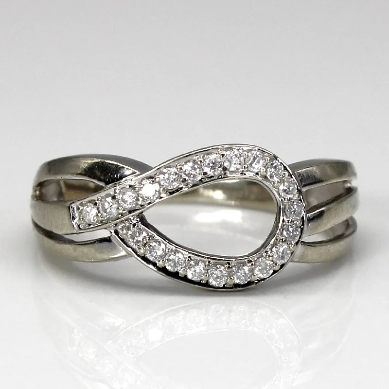 Bestselling Jewelry At Special Promotional Rates Diamond Infinity Ring | 0.21ctw | SZ 5.25 | Bestselling Jewelry At Special Promotional Rates Diamond Infinity Ring | 0.21ctw | SZ 5.25 |