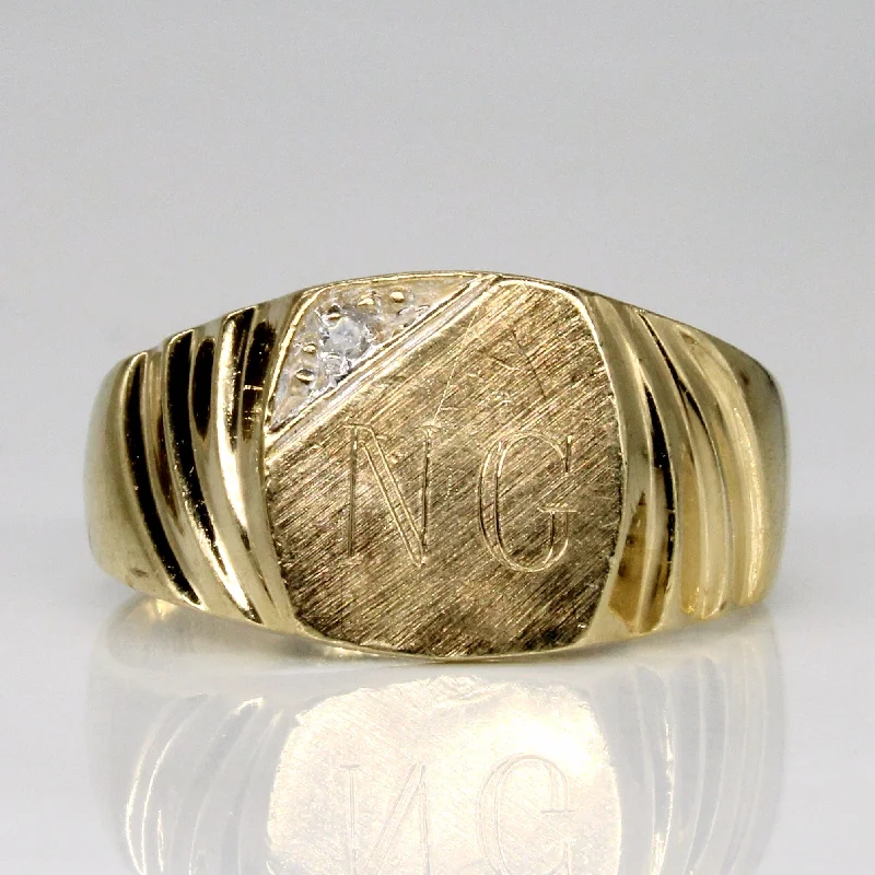 Shop Handcrafted Jewelry At Special Promotional Rates Diamond 'NG' Initials Ring | 0.01ct | SZ 9 | Shop Handcrafted Jewelry At Special Promotional Rates Diamond 'NG' Initials Ring | 0.01ct | SZ 9 |
