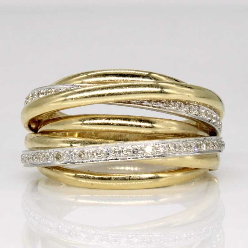 The Ultimate Jewelry Sale – Shop Premium Styles Diamond Overlapping Bands Ring | 0.30ctw | SZ 10.25 | The Ultimate Jewelry Sale – Shop Premium Styles Diamond Overlapping Bands Ring | 0.30ctw | SZ 10.25 |