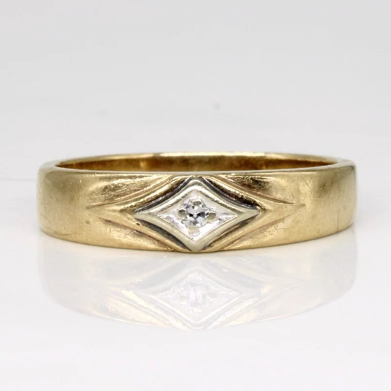 Exclusive Online Jewelry Sale – Don't Wait Diamond Ring | 0.03ct | SZ 10.25 |