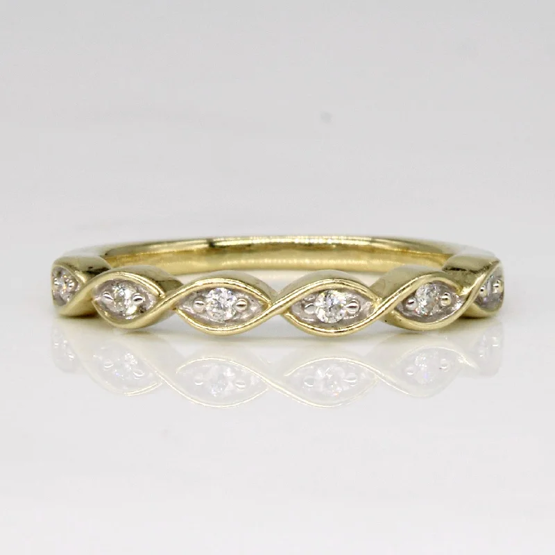Luxury Jewelry Sale – Sparkle For Less Diamond Ring | 0.06ctw | SZ 4.5 |