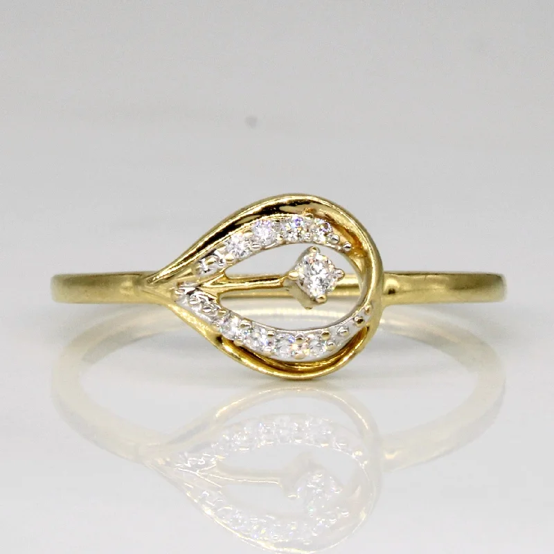 Bohemian-Inspired Jewelry For Free-Spirited Fashion Diamond Ring | 0.06ctw | SZ 6 |