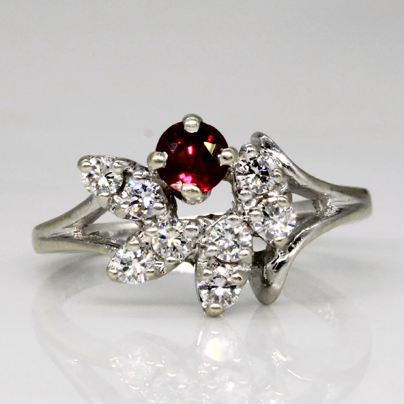 High-End Sparkle, Low-End Prices – Shop Now Diamond & Ruby Ring | 0.30ctw, 0.25ct | SZ 5.5 | High-End Sparkle, Low-End Prices – Shop Now Diamond & Ruby Ring | 0.30ctw, 0.25ct | SZ 5.5 |