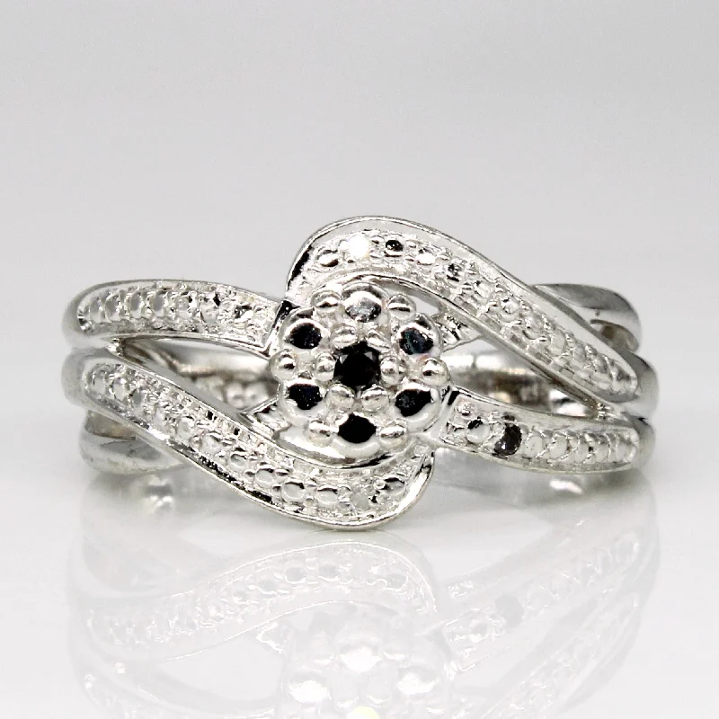 Stunning Jewelry At A Fraction Of The Price Diamond Waterfall Ring | 0.04ctw | SZ 7 | Stunning Jewelry At A Fraction Of The Price Diamond Waterfall Ring | 0.04ctw | SZ 7 |