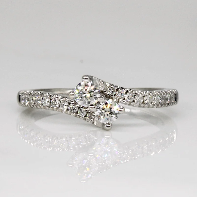 Get Your Favorite Jewelry At The Best Price Diamond Waterfall Ring | 0.50ctw | SZ 8.75 | Get Your Favorite Jewelry At The Best Price Diamond Waterfall Ring | 0.50ctw | SZ 8.75 |