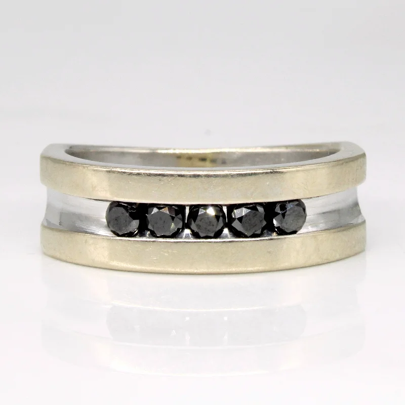 High-Quality Gemstone Jewelry For Special Occasions 'Effy' Black Diamond Ring | 0.33ctw | SZ 9.25 | High-Quality Gemstone Jewelry For Special Occasions 'Effy' Black Diamond Ring | 0.33ctw | SZ 9.25 |