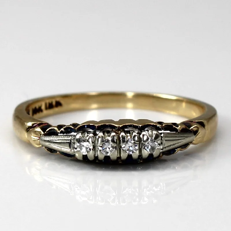 High-End Jewelry, Now More Affordable Than Ever Four Stone Diamond Ring | 0.04ctw | SZ 6 | High-End Jewelry, Now More Affordable Than Ever Four Stone Diamond Ring | 0.04ctw | SZ 6 |