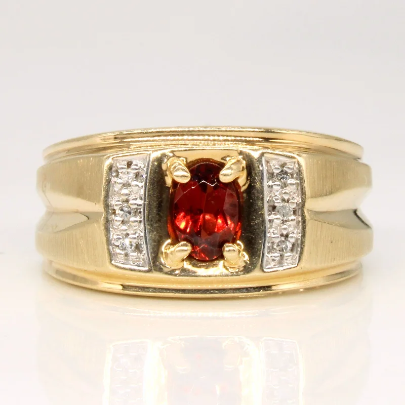 Jewelry Clearance Sale – Final Reductions Garnet & Diamond Cocktail Ring | 0.50ct, 0.02ctw | SZ 11.25 | Jewelry Clearance Sale – Final Reductions Garnet & Diamond Cocktail Ring | 0.50ct, 0.02ctw | SZ 11.25 |