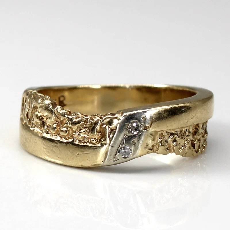 Fine Jewelry, Limited-Time Offers Available Grainy Texture Diamond Band | 0.02ctw | SZ 7 | Fine Jewelry, Limited-Time Offers Available Grainy Texture Diamond Band | 0.02ctw | SZ 7 |