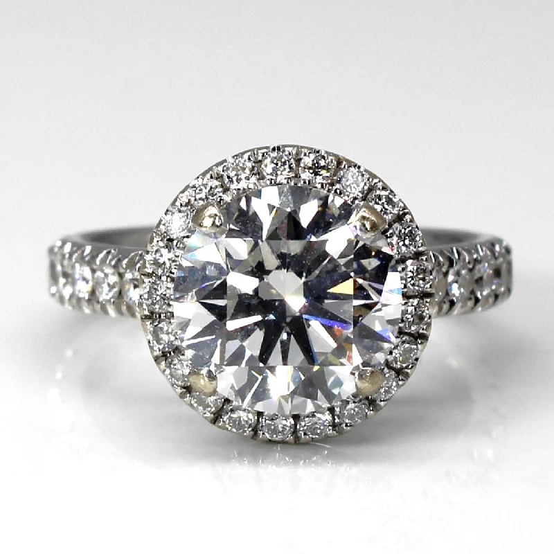 Unique Jewelry Designs Now At Discounted Rates GIA Certified Halo Diamond Engagement Ring | 3.20ctw VS1 E Ex | SZ 5 | Unique Jewelry Designs Now At Discounted Rates GIA Certified Halo Diamond Engagement Ring | 3.20ctw VS1 E Ex | SZ 5 |