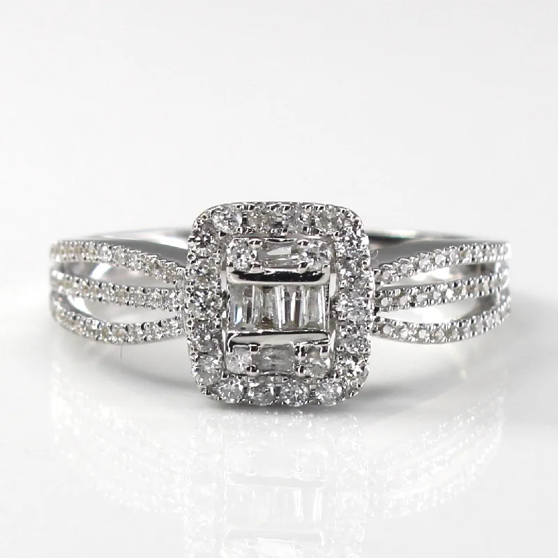 Premium Jewelry At Special Low Prices For A Limited Time Halo Style Multi Diamond Ring | 0.36ctw | SZ 6.5 | Premium Jewelry At Special Low Prices For A Limited Time Halo Style Multi Diamond Ring | 0.36ctw | SZ 6.5 |